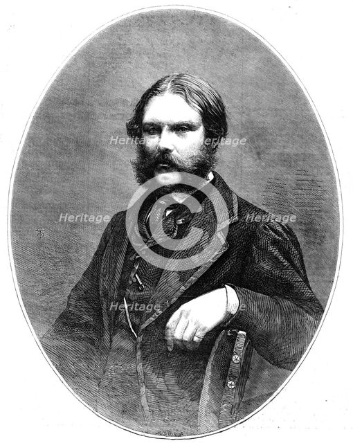 Captain Fowke, R.E., designer of the Great Exhibition Building, 1862. Creator: Mason Jackson.