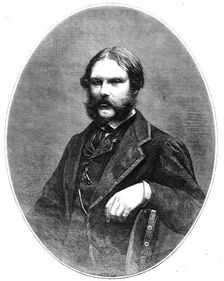 Captain Fowke, R.E., designer of the Great Exhibition Building, 1862. Creator: Mason Jackson