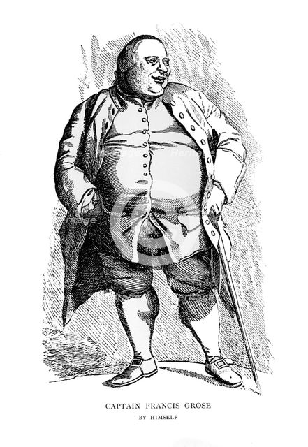 'Captain Francis Grose By Himself', 18th century.Artist: Francis Grose