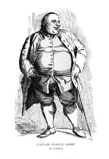Captain Francis Grose By Himself 18th century.Artist: Francis Grose