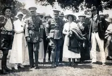 Captain Frank Page MC on his return to Australia, 1918. Creator: Unknown