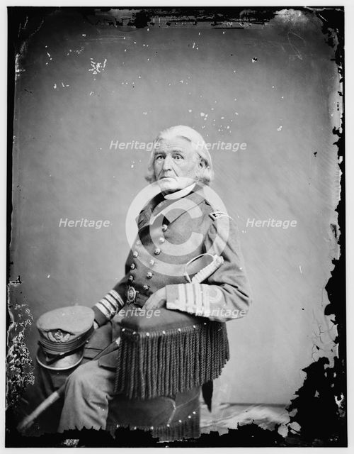 Captain French Forrest, Confederate States Navy, between 1860 and 1875. Creator: Unknown.
