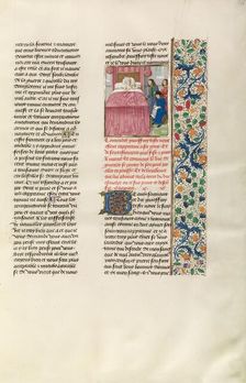 Captain Geoffroy Tête-Noire Appointing a New Captain, c1388; (about 1480-1483.) Creator: Unknown