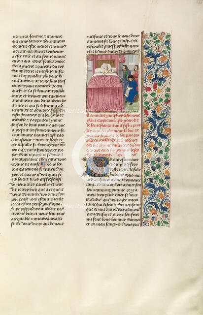 Captain Geoffroy Tête-Noire Appointing a New Captain, c1388; (about 1480-1483.) Creator: Unknown.