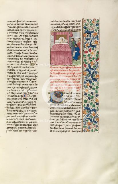 Captain Geoffroy Tête-Noire Appointing a New Captain, c1388; (about 1480-1483.) Creator: Unknown.