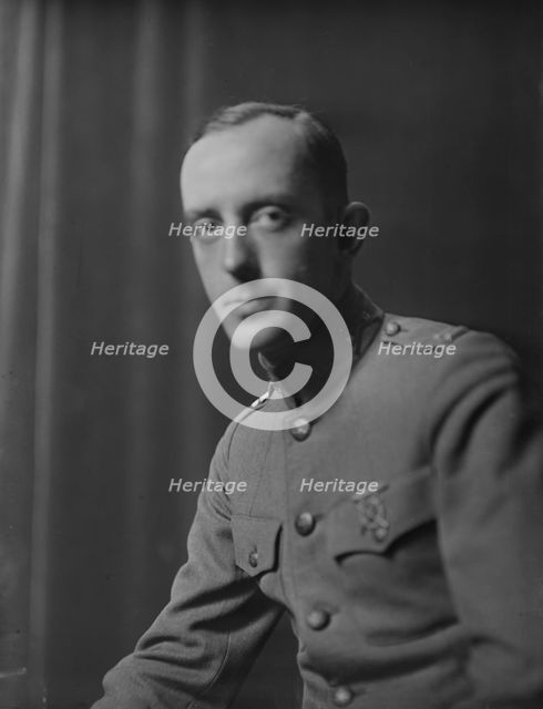 Captain George Davis, portrait photograph, 1918 Sept. 7. Creator: Arnold Genthe.