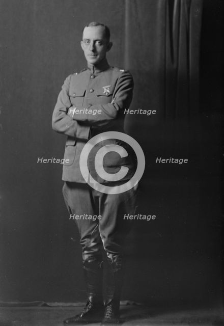 Captain George Davis, portrait photograph, 1918 Sept. 7. Creator: Arnold Genthe.