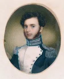 Captain George Hancock Griffin, U.S.A., c1834. Creator: Thomas Campbell