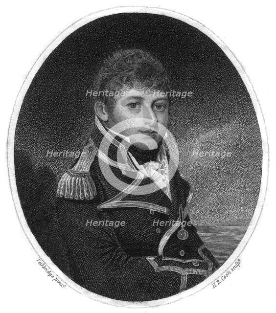Captain George Nicholas Hardinge, British naval officer, 19th century.Artist: H R Cook