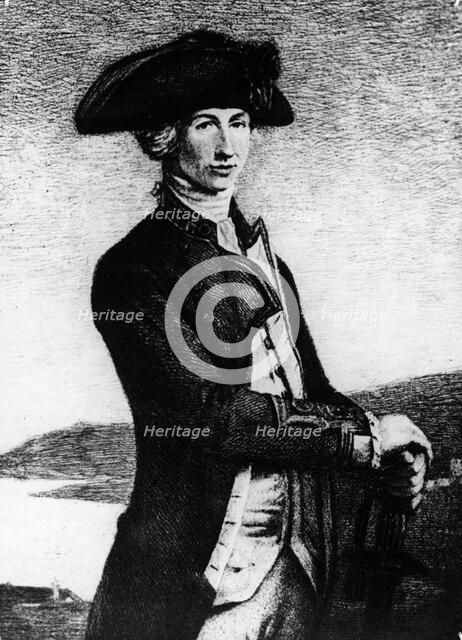 Captain Horatio Nelson, 1777-1781, (19th century). Artist: Unknown
