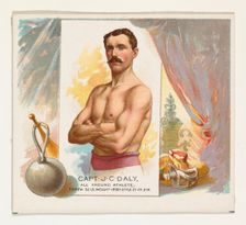 Captain J.C. Daly, All Around Athlete, from World's Champions, Second Series (N43) for All..., 1888. Creator: Allen & Ginter