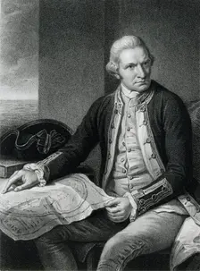 Captain James Cook, 18th century English naval officer and explorer. Creator: Unknown