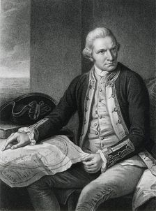 Captain James Cook, 18th century English naval officer and explorer