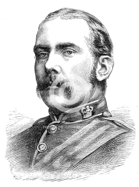 Captain James MacSwiney, 94th Regiment, killed in South Africa, 1881. Creator: Unknown.