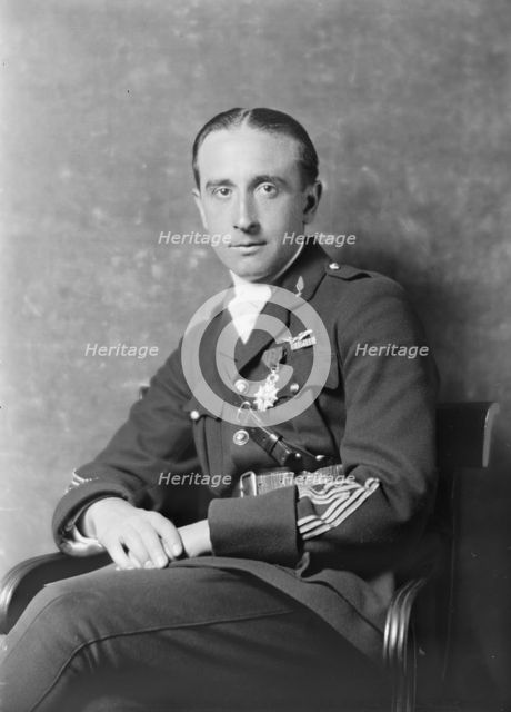 Captain Jacques Boyriven, portrait photograph, 1918 Mar. 18. Creator: Arnold Genthe.