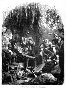 Captain Kidd Burying his Treasures 1872