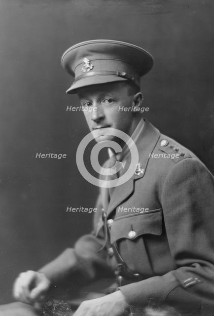 Captain L.C. Ravencroft, portrait photograph, 1918 Aug. 19. Creator: Arnold Genthe.