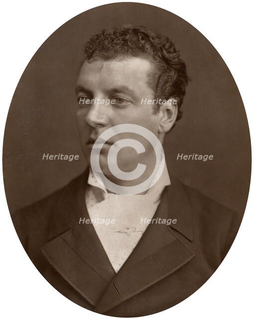 Captain Lord Charles William Delapoer Beresford, British naval officer, 1883.Artist: Lock & Whitfield