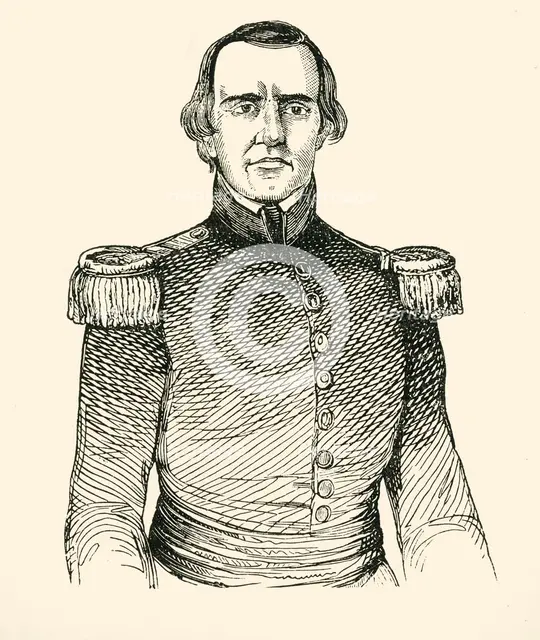 'Captain McCulloch', 1849. Creator: Unknown.