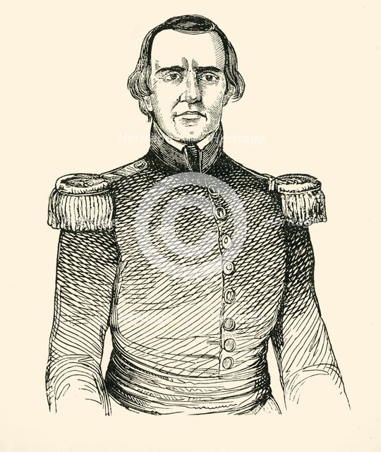 'Captain McCulloch', 1849. Creator: Unknown.