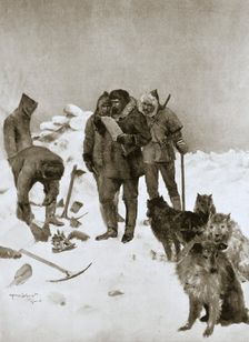 Captain McClintock's search for missing Arctic explorer Sir John Franklin, 6 May 1859 (1901). Creator: Unknown