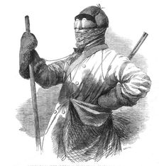 Captain McClure, in his Arctic Dress - from a photograph by Captain Inglefield, 1854. Creator: Smyth