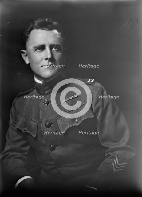 Captain Macombe, portrait photograph, 1919 Oct. 4. Creator: Arnold Genthe.