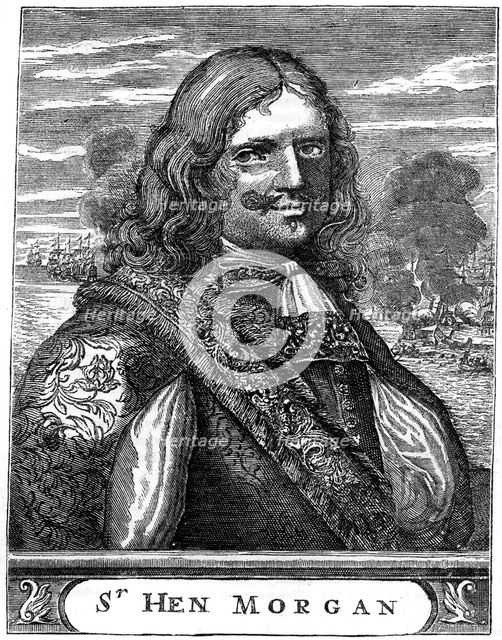 Captain Morgan, 17th century buccaneer, c1880. Artist: Unknown