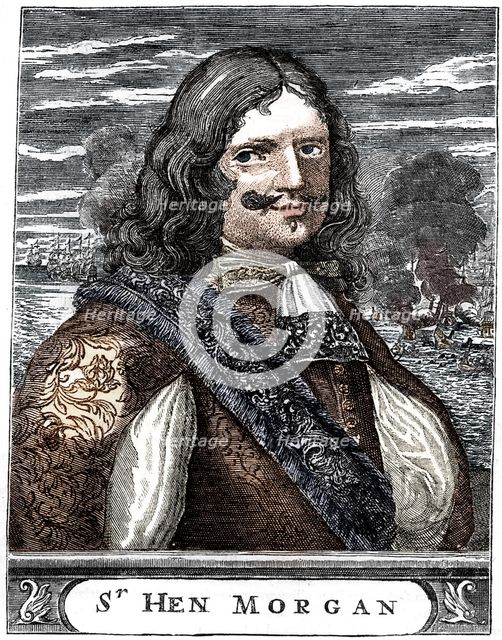Captain Morgan, 17th century buccaneer, c1880.  Artist: Unknown.