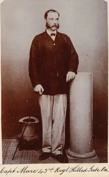 Captain Mure, 43rd regiment, killed Gate Pa, April 1864, 1864. Creator: William Francis Gordon