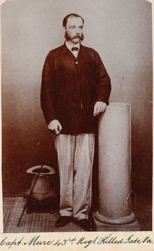 Captain Mure, 43rd regiment, killed Gate Pa, April 1864, 1864. Creator: William Francis Gordon