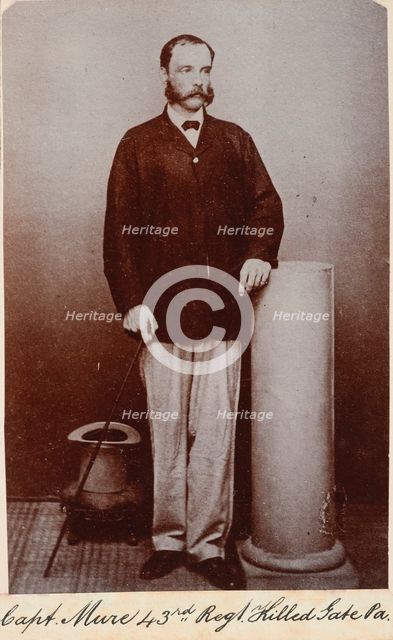 Captain Mure, 43rd regiment, killed Gate Pa, April 1864, 1864. Creator: William Francis Gordon.
