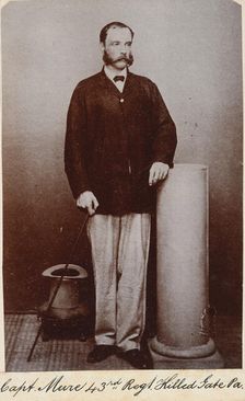 Captain Mure, 43rd regiment, killed Gate Pa, April 1864, 1864. Creator: William Francis Gordon
