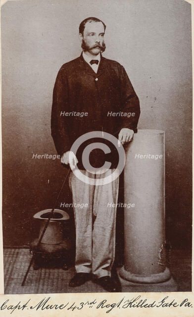 Captain Mure, 43rd regiment, killed Gate Pa, April 1864, 1864. Creator: William Francis Gordon.