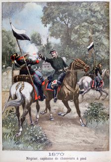 Captain of the chasseurs, The Franco-German War, 1870, (1899)