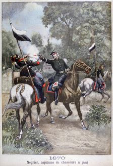 Captain of the chasseurs, The Franco-German War, 1870, (1899)