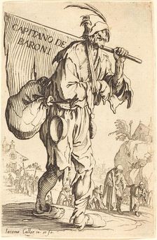 Captain of the Barons, c. 1622. Creator: Jacques Callot