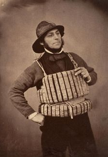 Captain of the Tenby Lifeboat, 1853-56. Creator: Mr. Gonne