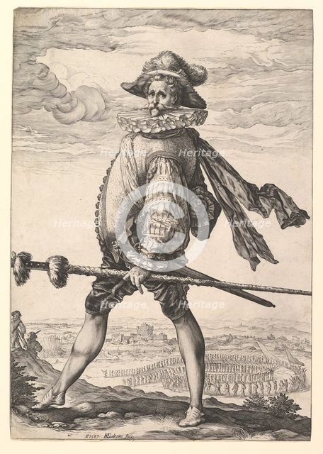 Captain of Infantry, 1587. Creator: Hendrik Goltzius.