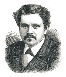 Captain Paul Boyton (1848-1924), inventor of the immersion suit, 1893