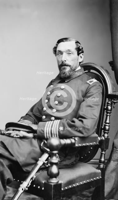 Captain Percival Drayton, US Navy, between 1855 and 1865. Creator: Unknown.