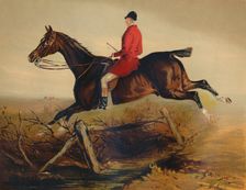 Captain Percy Williams on a Favourite Irish Hunter c1879. Creator: Unknown