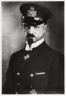 Captain Peter Strasser, German airship fleet commander, World War I, 1916-1918 (1933)