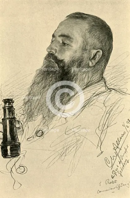Captain Protet of the steamship 'Godavery', 1898. Creator: Christian Wilhelm Allers.
