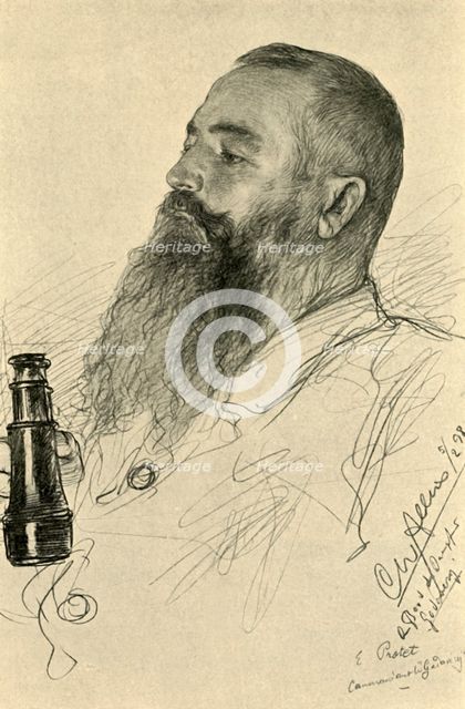 Captain Protet of the steamship 'Godavery', 1898. Creator: Christian Wilhelm Allers.