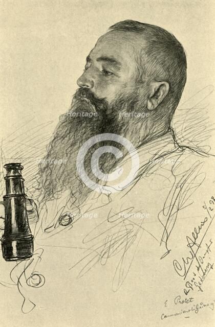 Captain Protet of the steamship 'Godavery', 1898. Creator: Christian Wilhelm Allers.