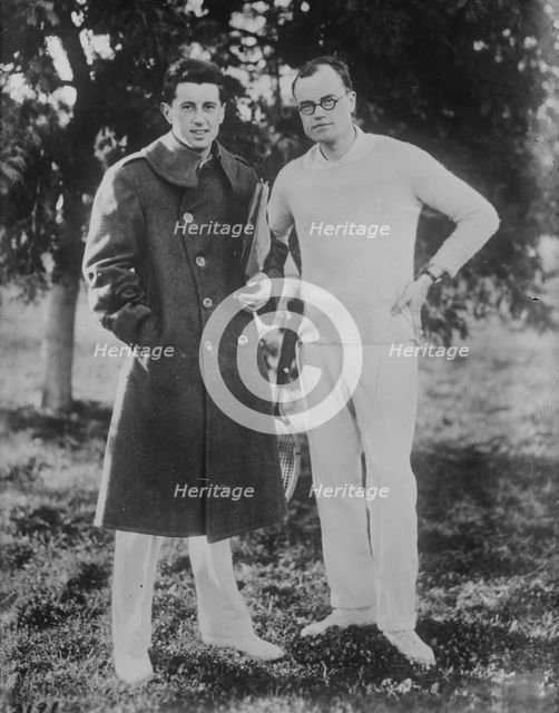 Captain R. Norris Williams, Captain Watson M. Washburn, between c1915 and c1920. Creator: Bain News Service.