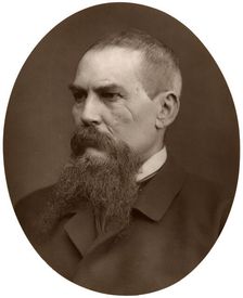 Captain Richard Burton, British explorer, writer, soldier and diplomat, 1876.Artist: Lock & Whitfield