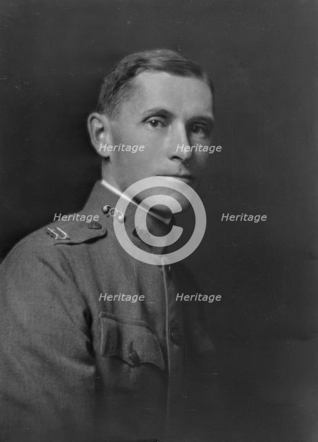 Captain Roland Hazard, portrait photograph, 1918 Oct. 10. Creator: Arnold Genthe.
