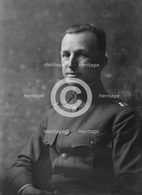 Captain Rush Sturges, portrait photograph, 1918 Mar. 9. Creator: Arnold Genthe.
